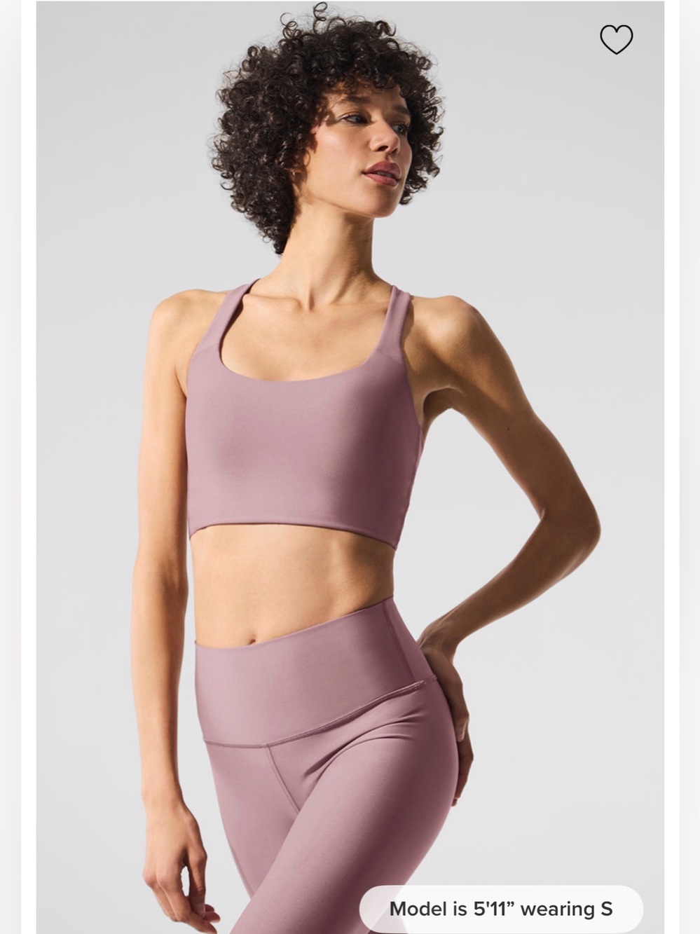 Alo Yoga 7/8 High Waist Airlift Legging Smoky Quartz XS Sold Out